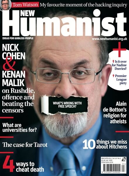 New Humanist – March – April 2012 Cover