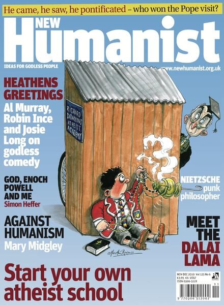 New Humanist – November – December 2010 Cover