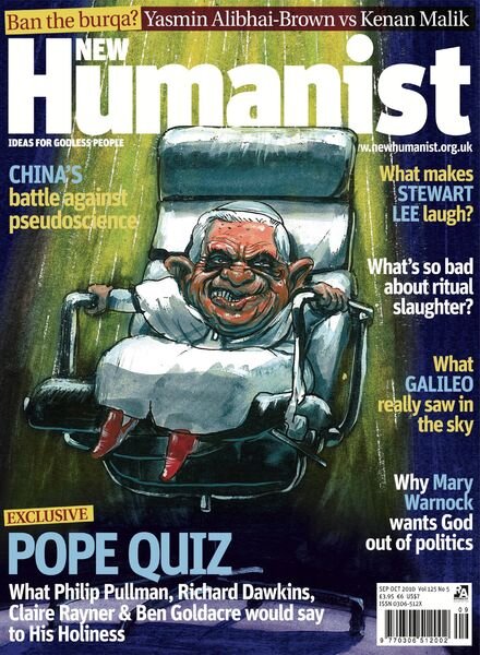 New Humanist – September – October 2010 Cover