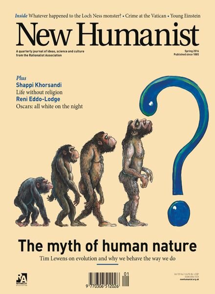 New Humanist – Spring 2016 Cover
