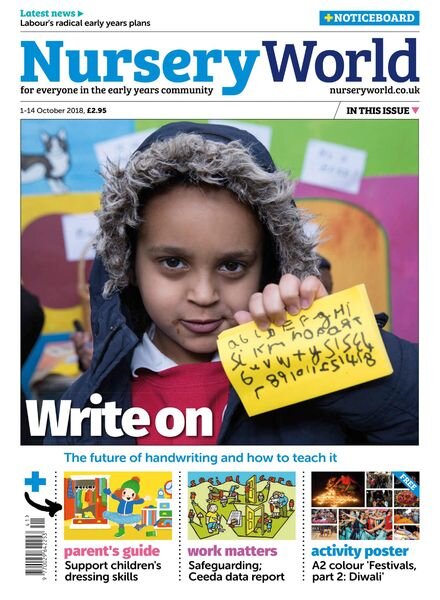 Nursery World – 1 October 2018 Cover