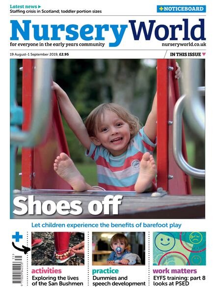 Nursery World – 19 August 2019 Cover