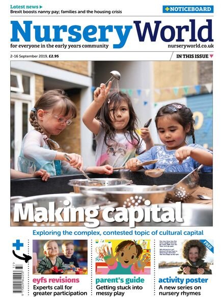 Nursery World – 2 September 2019 Cover