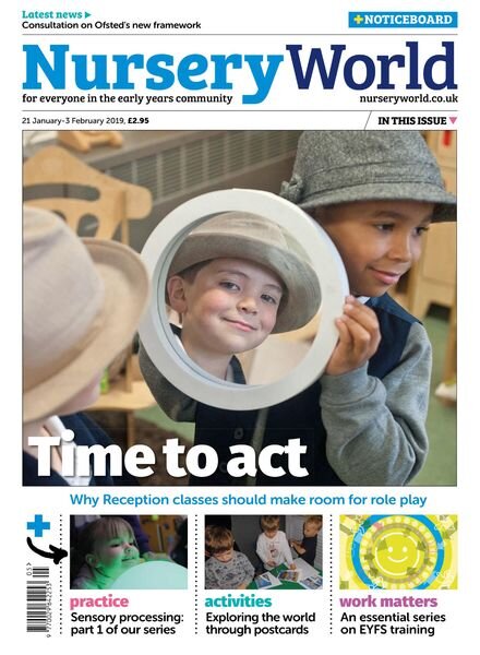 Nursery World – 21 January 2019 Cover