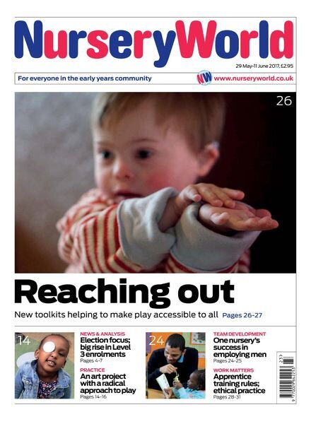 Nursery World – 26 May 2017 Cover
