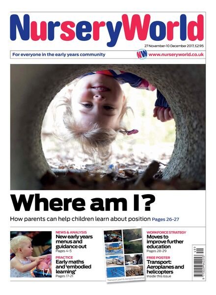 Nursery World – 27 November 2017 Cover