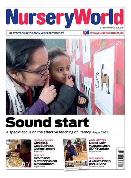 Nursery World – 5 February 2018 Cover