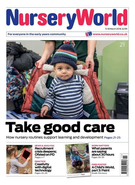 Nursery World – 5 March 2018 Cover