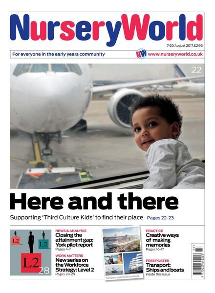 Nursery World – 7 August 2017 Cover