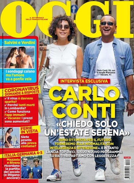 Oggi – 18 giugno 2020 Cover