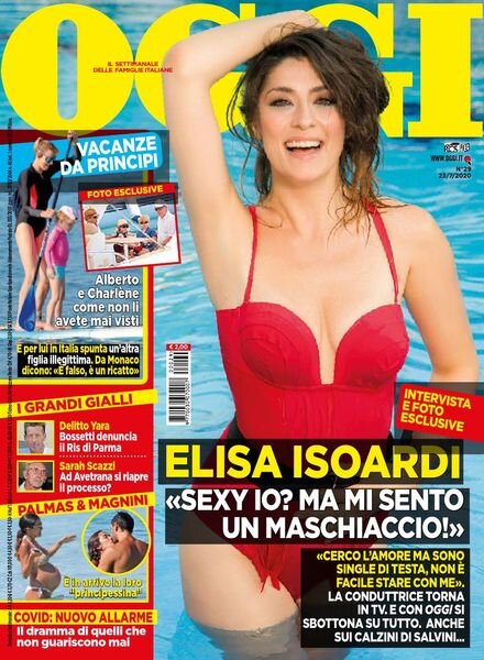 Oggi – 23 luglio 2020 Cover