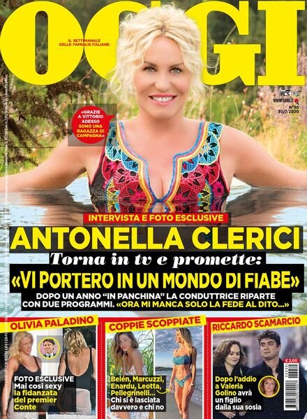 Oggi – 30 luglio 2020 Cover