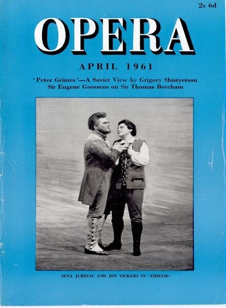 Opera – April 1961 Cover