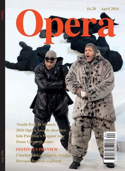 Opera – April 2016 Cover