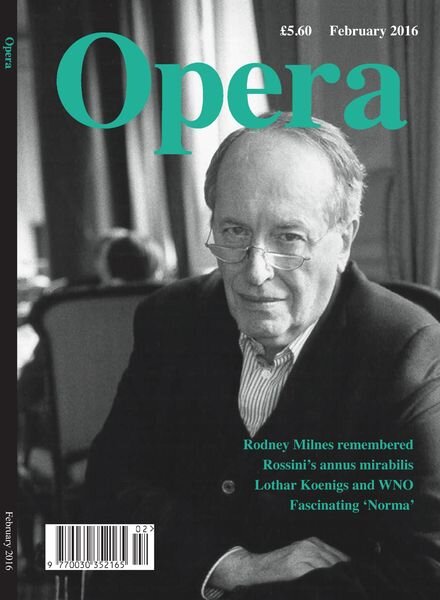 Opera – February 2016 Cover