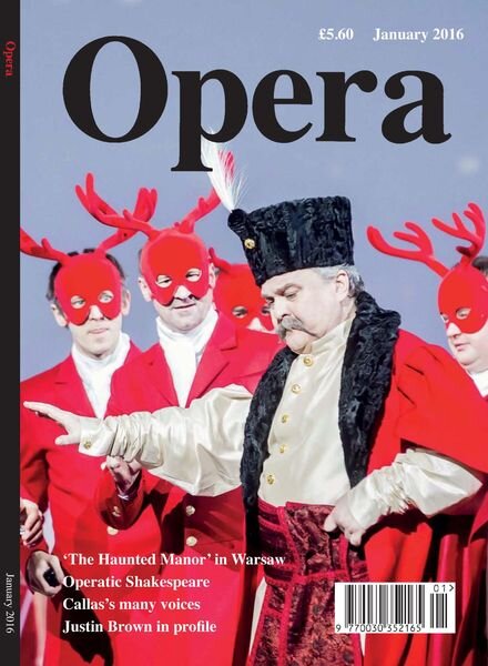 Opera – January 2016 Cover