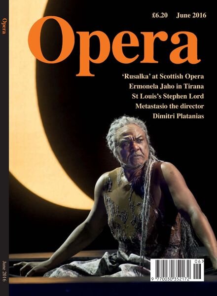 Opera – June 2016 Cover