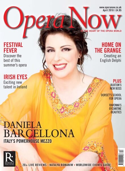 Opera Now – April 2018 Cover