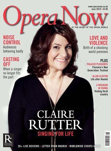 Opera Now – June 2018 Cover