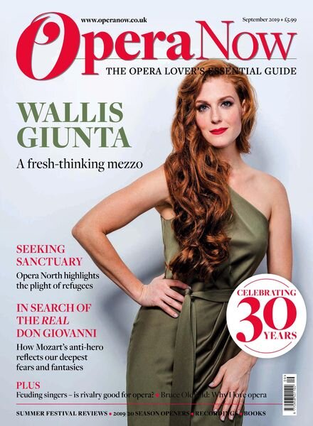 Opera Now – September 2019 Cover