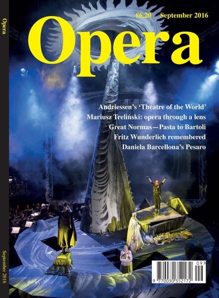 Opera – September 2016 Cover