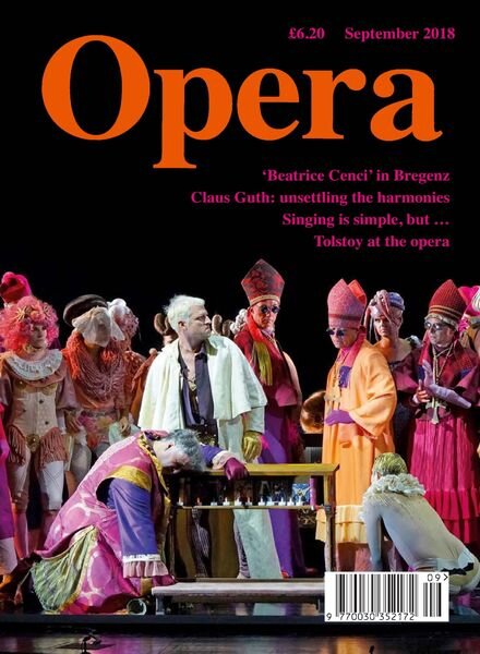Opera – September 2018 Cover