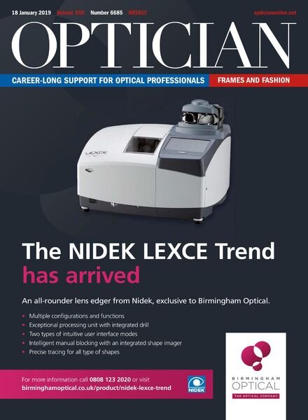 Optician – 18 January 2019 Cover