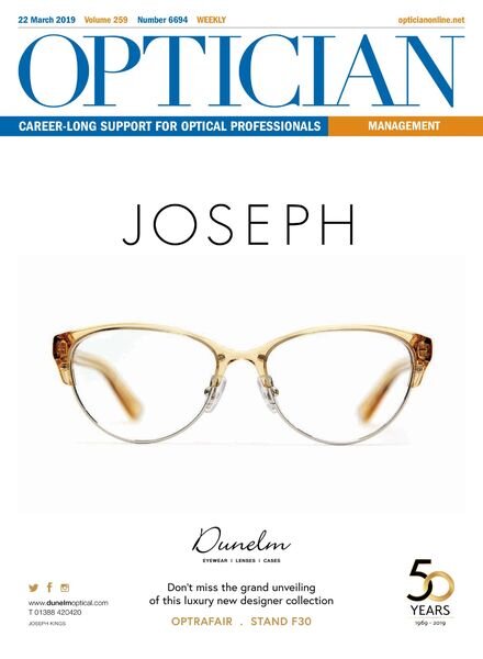 Optician – 22 March 2019 Cover