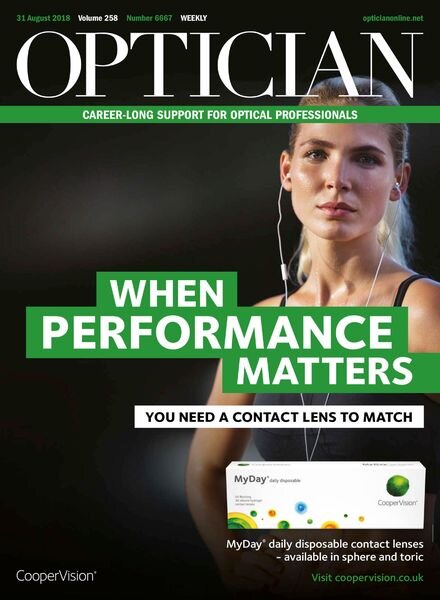 Optician – 31 August 2018 Cover