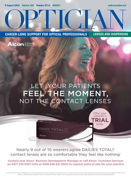 Optician – 9 August 2019 Cover