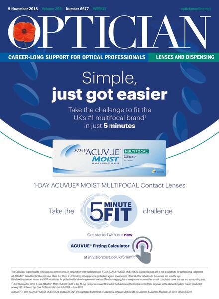 Optician – 9 November 2018 Cover