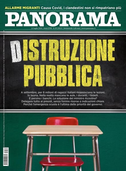 Panorama Italia – 22 luglio 2020 Cover
