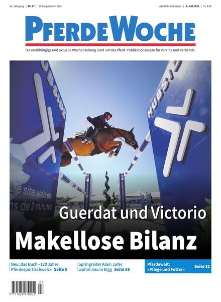 PferdeWoche – 08 Juli 2020 Cover