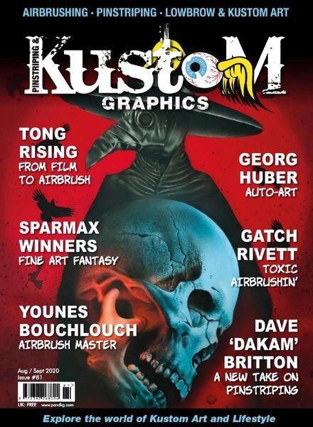 Pinstriping & Kustom Graphics – August-September 2020 Cover