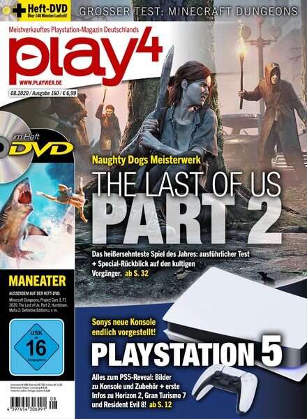 Play4 Germany – August 2020 Cover