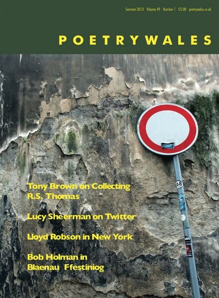Poetry Wales – Summer 2013 49.1 Cover
