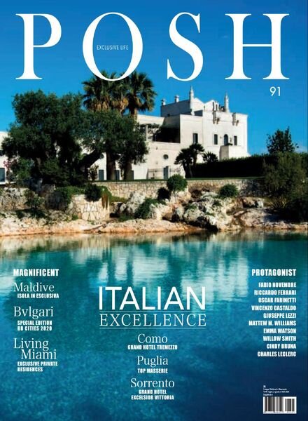 Posh Magazine – Luglio-Agosto 2020 Cover