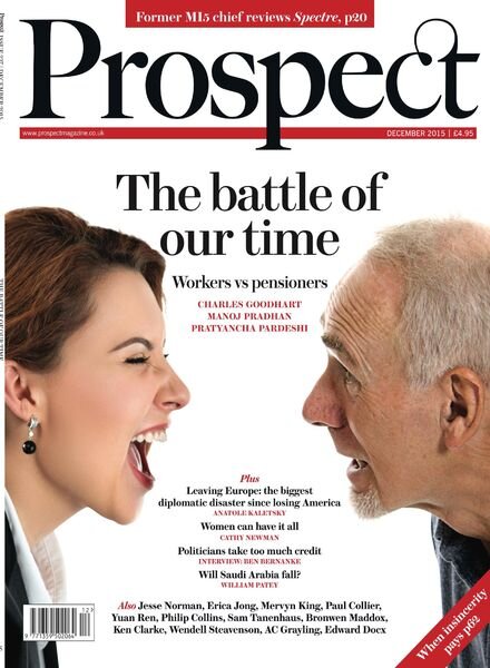 Prospect Magazine – December 2015 Cover
