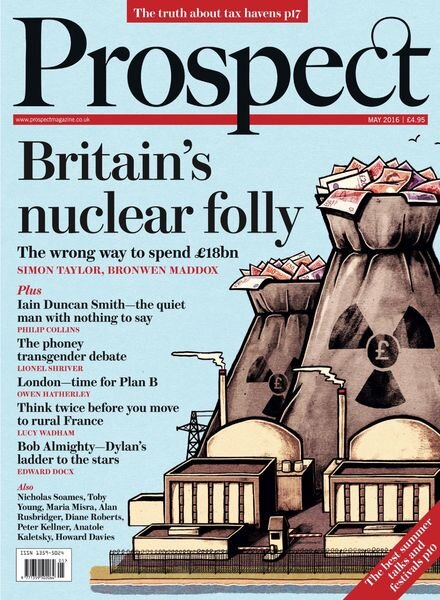 Prospect Magazine – May 2016 Cover