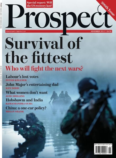Prospect Magazine – November 2012 Cover