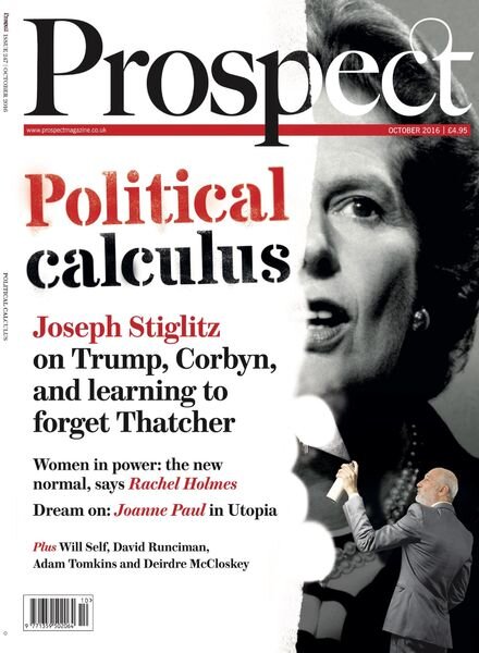 Prospect Magazine – October 2016 Cover