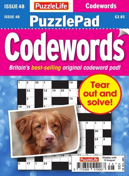 PuzzleLife PuzzlePad Codewords – 16 July 2020 Cover