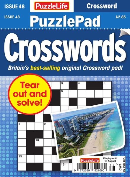 PuzzleLife PuzzlePad Crosswords – 16 July 2020 Cover