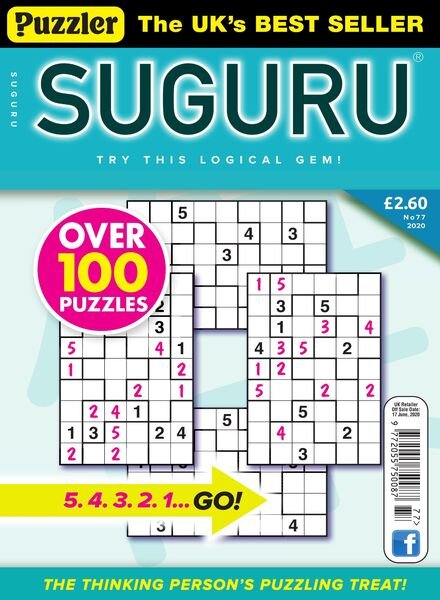 Puzzler Suguru – June 2020 Cover