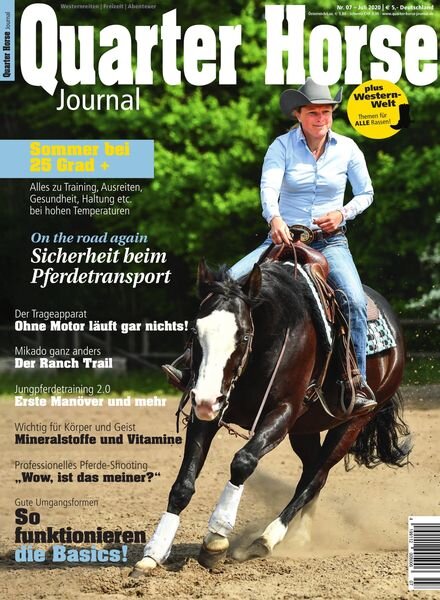 Quarter Horse Journal – 25 Juni 2020 Cover