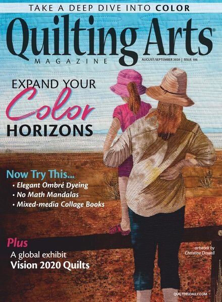 Quilting Arts – August-September 2020 Cover