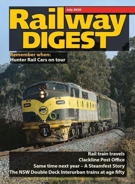 Railway Digest – July 2020 Cover