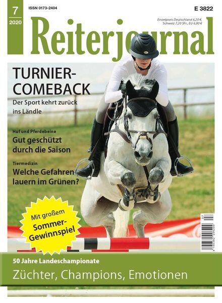 Reiterjournal – Nr.7 2020 Cover