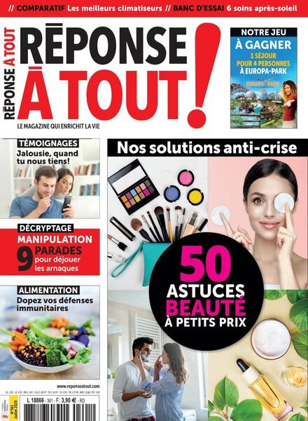 Reponse a tout ! – Juillet 2020 Cover