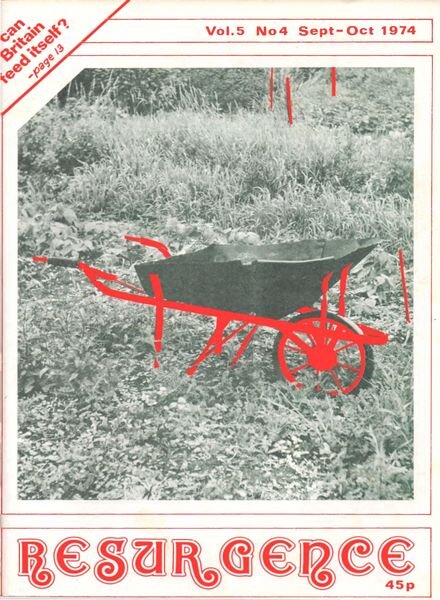 Resurgence & Ecologist – Resurgence, Vol 5 N 4 – Sepember-October 1974 Cover